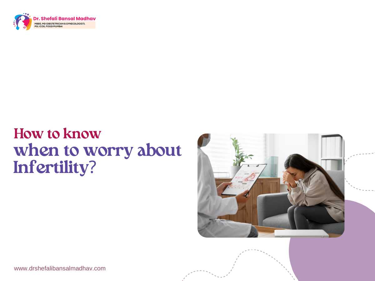 How to know when to worry about infertility?